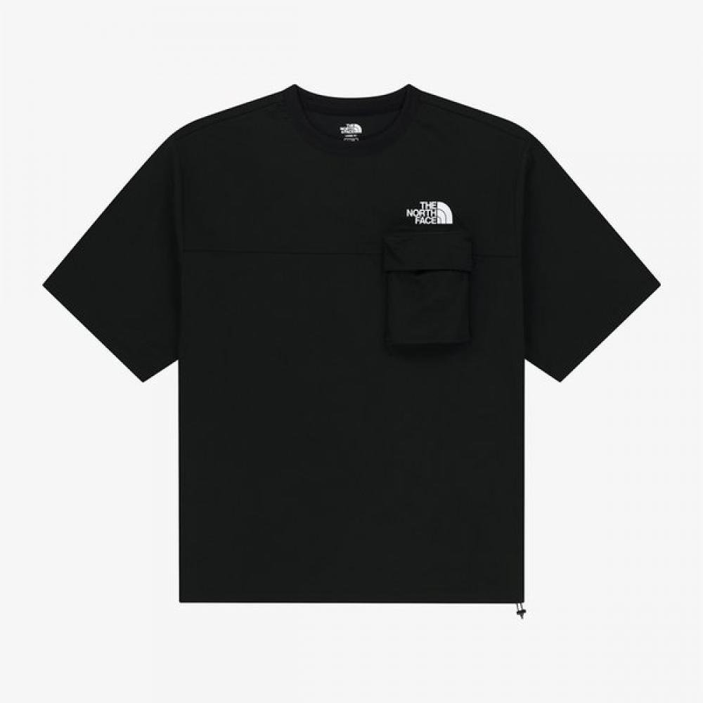 

The North Face White Label Ira Pocket Short Sleeve Round Tee Black Nt7ur18j BLACK/110