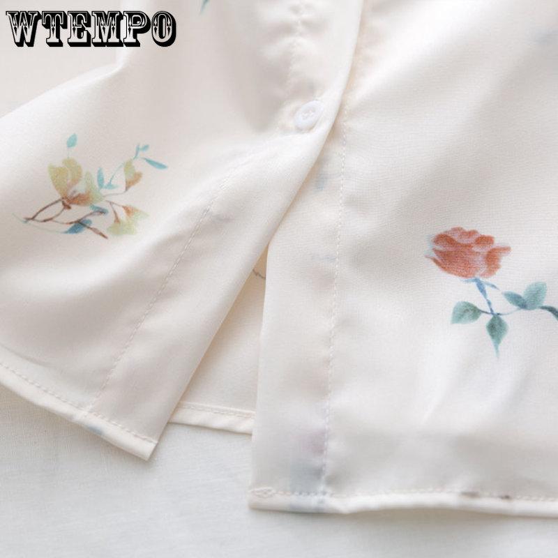 Spring and Autumn Women's White Shirt A Small Number of Clothes with A Sense of Design Cool Style Chiffon Shirt with Long Sleeves