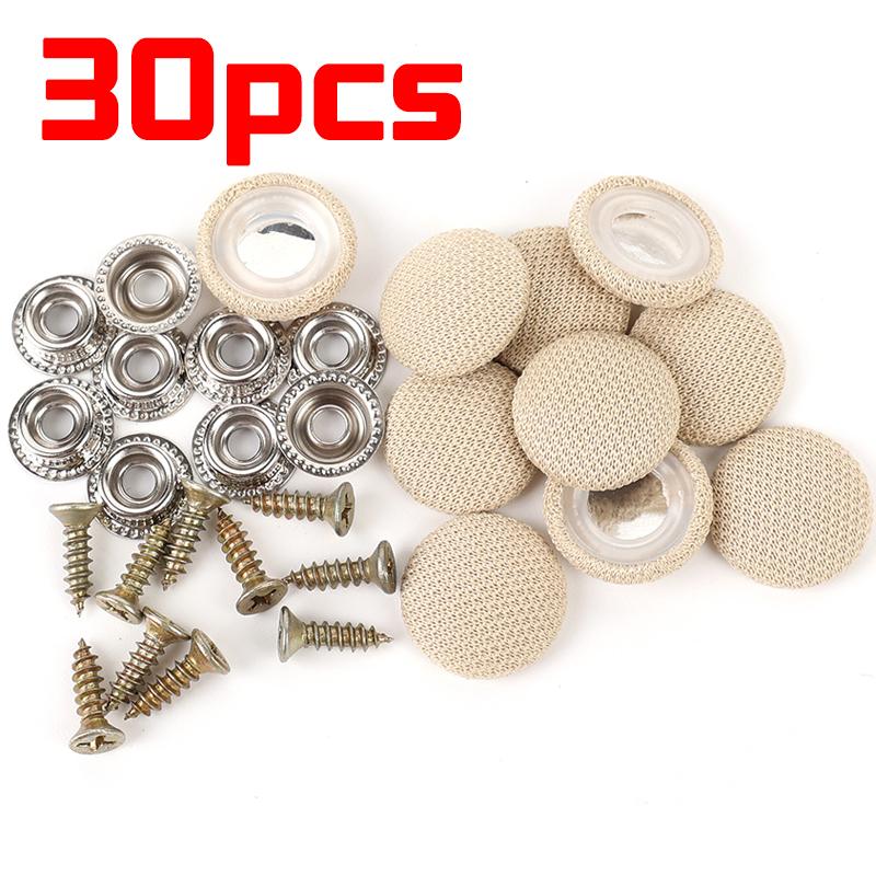 Car Interior Roof Buckles Headliner Ceiling Cloth Fixing Screw Care Fabric Buckle Rivets Retainer Cap Repair Automotive Part