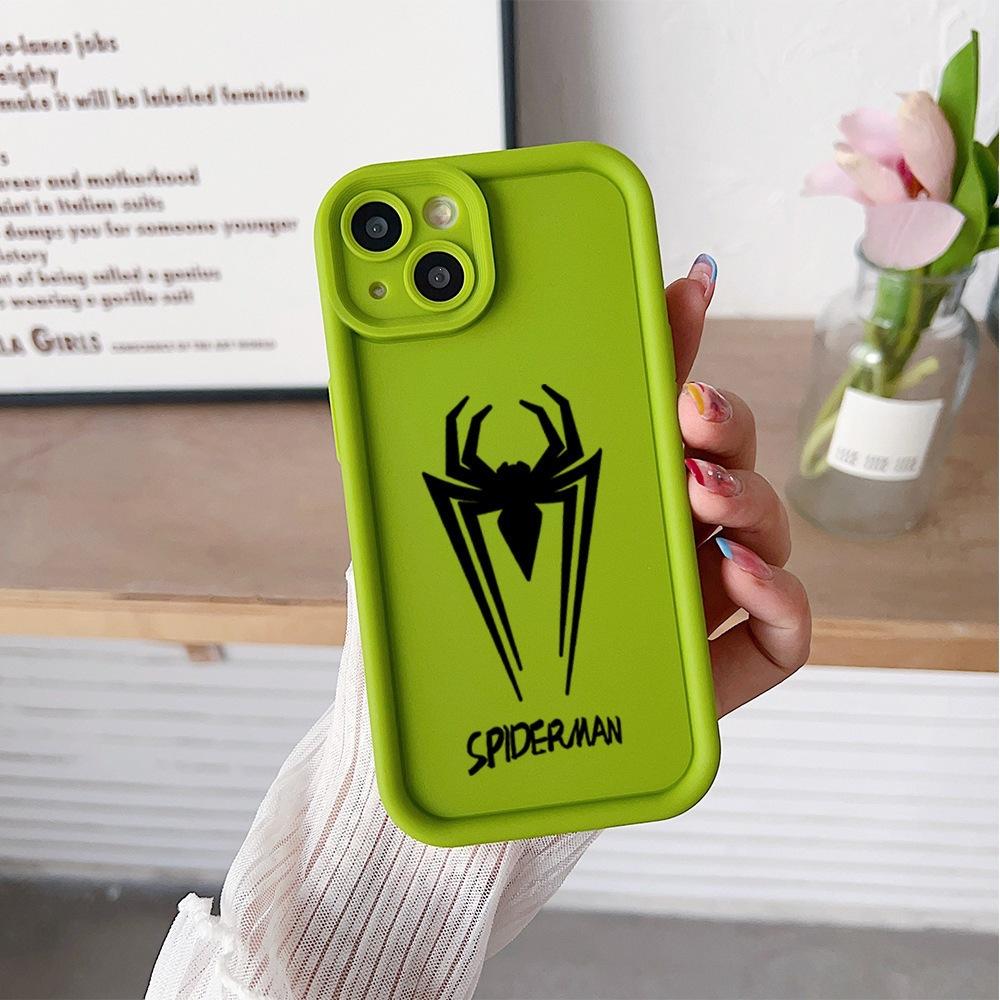 Hot-selling Spiderman Mobile Phone Case Apple 11 Protective Case iPhone14Pro Anti-drop Men's Mobile Phone Case