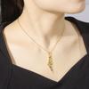 Cazador Palästina Israel Karte Anhänger Choker Kette Edelstahl Blätter Halskette für Damen Schmuck Geburtstagsgeschenk 2025 Großhandel