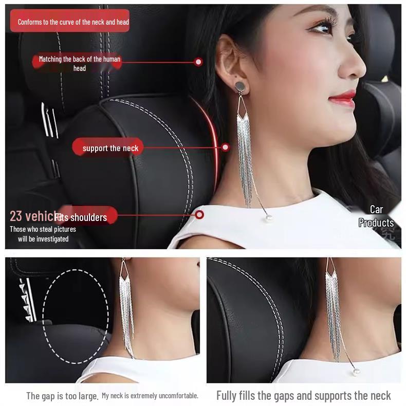 BYD Han DMI Luxury Sport Seat Headrest & Lumbar Support Pillow