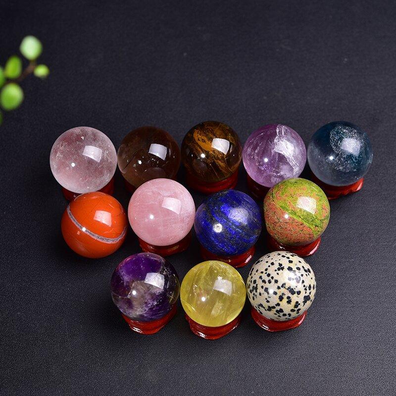 Natürliche Kristallkugel, Heimbüro, Schreibtisch-Dekoration, Ornamente