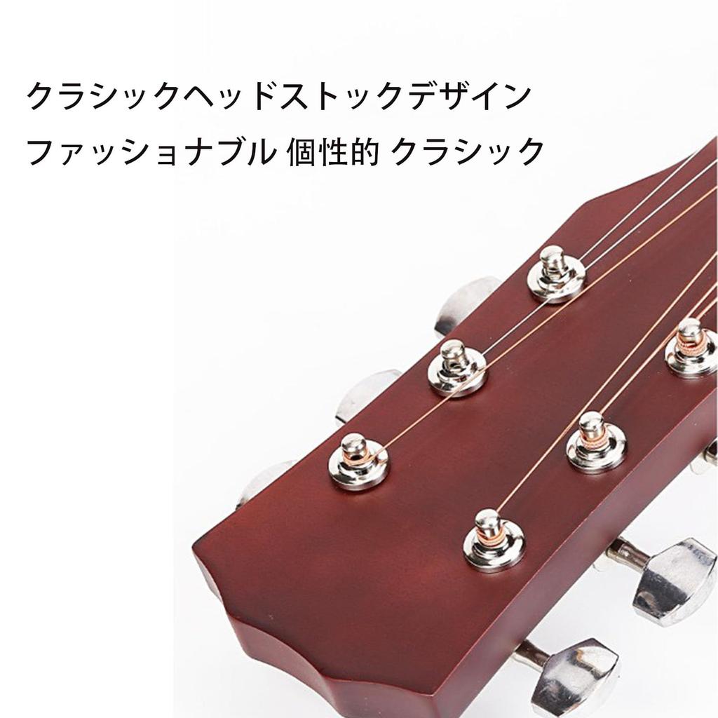 Jshigogo Acoustic Guitar Beginner Set Curry Color Practice Guitar Strings Tuner Stand Soft Case Instruction for Students Children Adults