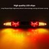 2Pcs 12V 24V Safe Flashing Indicator Lamp Motorcycle Led Turn Signal Light Tail Brake Lights Decorative Lamp Drl