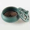 F Special Coil Retro Incense Burner Living Room Ceramic Incense Holder Creative Home Decor Buddha Buddhist Ornaments Xmas Gift