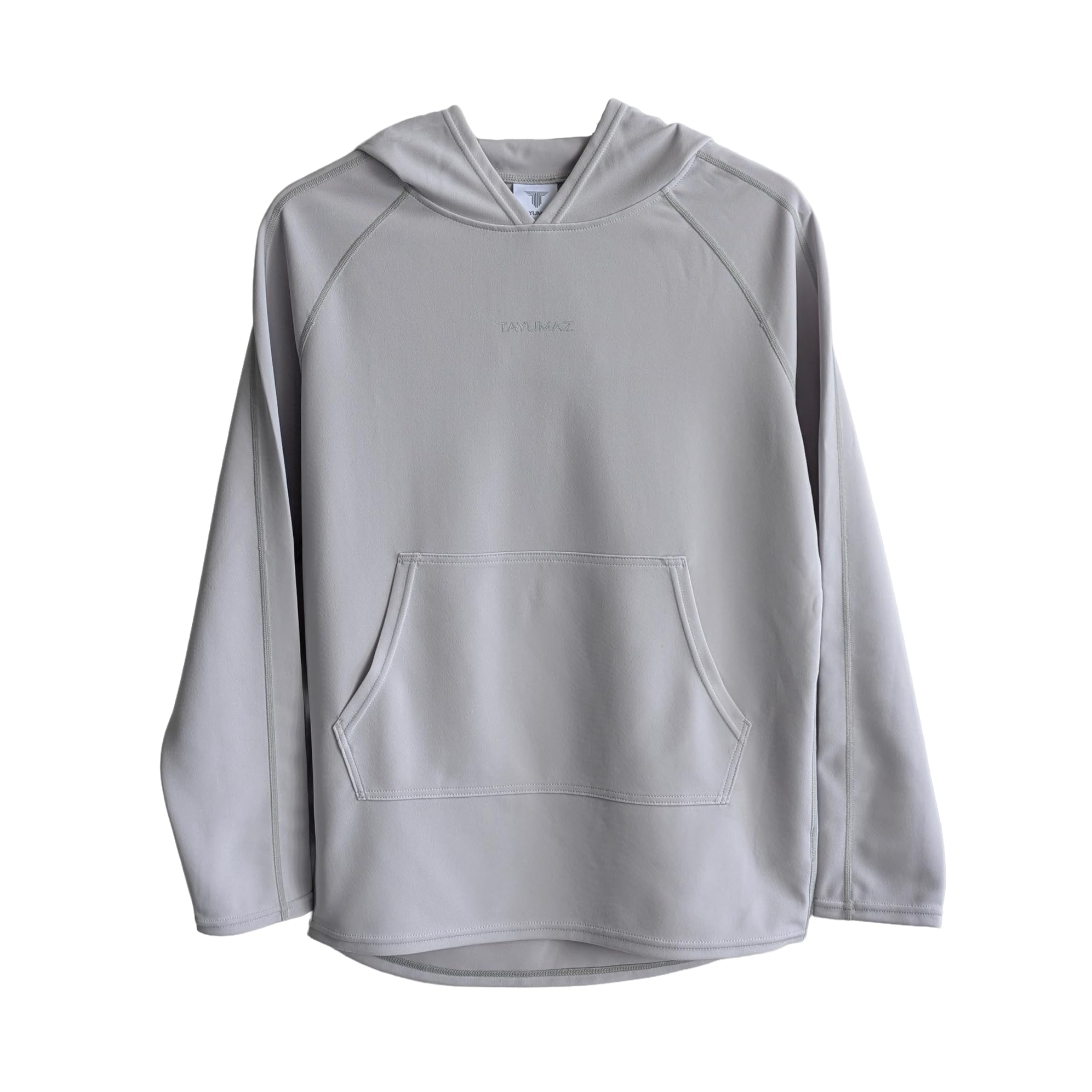 

TAYUMAZ Сухой костюм Лед Размер Серебристый УФ Тренировочный Длинный УФ Бег Тепло Идеально для и с Уникальным Дизайном Толстовка, Серый, M, Логотип, Tayumaz,