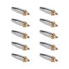 10Pcs Gas Cutting Nozzle Cutting Torch Tip Temperature Resistance Fast Cutting Isobaric Cutting Nozzle Attachment