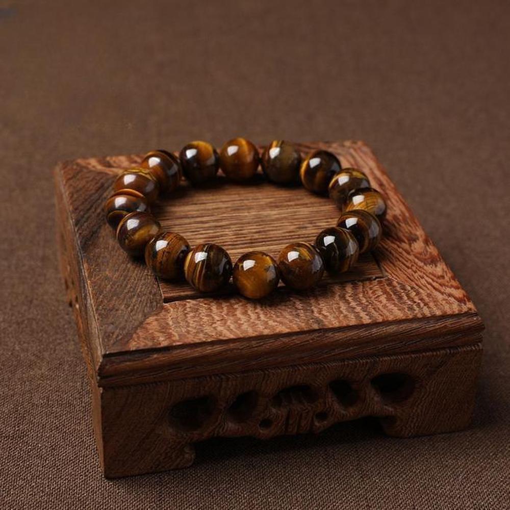 ONOMA Onm Tc Tigerauge Stein Armband Buddhistisches Armband 12 (39914538)