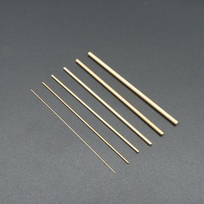 6Pcs Brass Round Rod,Metal Solid Shaft Rods Novelty Premium Sticks Lathe Bar for Repairs
