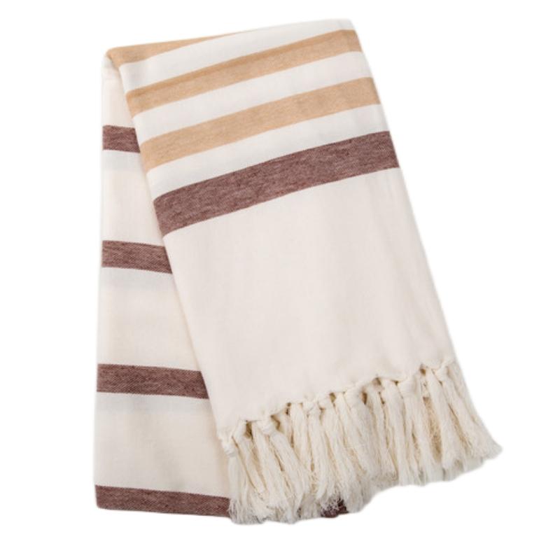 Premium 100% Cotton Custom Beach Towel Turkish Striped Fouta Towel Cotton Turkish Beach Towel 39*71 &180-200gsm