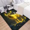 New Product Glowing Golden Stag Carpet for Living Room Bedroom Bedside Floor Mat Cloakroom Child Play Mat Area Rug Large Size