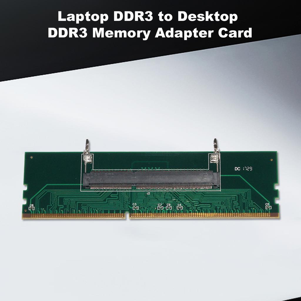 1-5Pcs Laptop DDR3 SODIMM To Desktop DIMM Memory Connector Cards Converter Adapter Support DDR3 Memory Cards Converter Adaptor