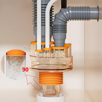 Abtropffläche Bodenablaufstopfen Anti-Geruchsfilter Kernversiegelung Bodenablauf Deodorant Küche Kanalrohr Dichtring Waschmaschine