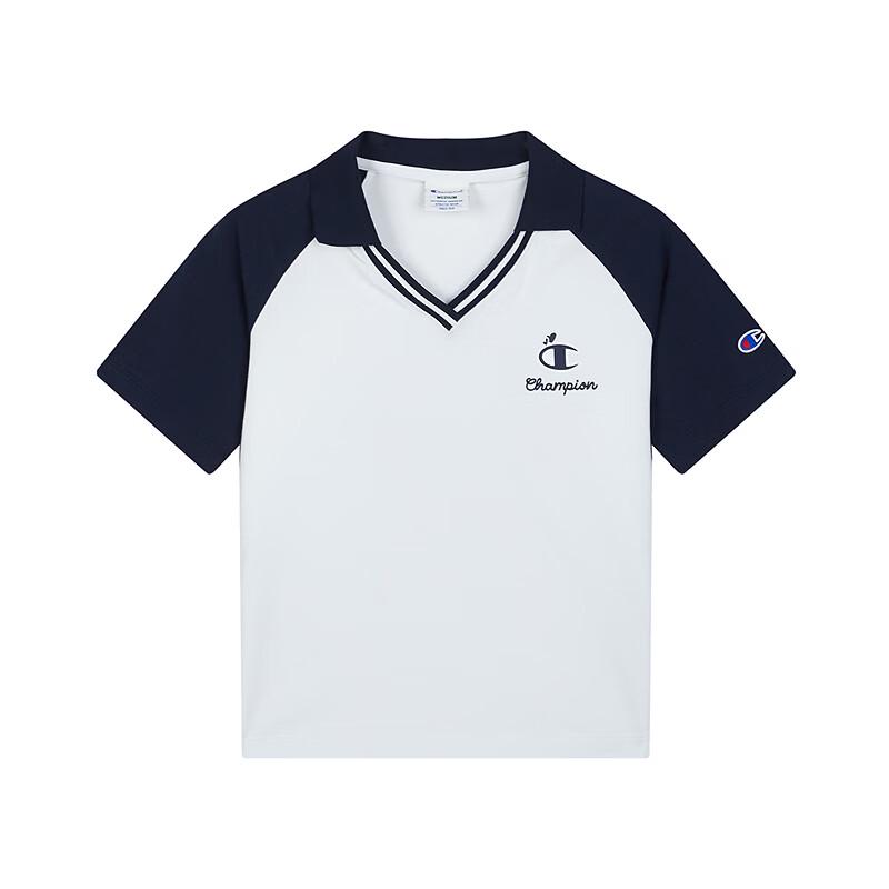 Champion Women's Colorblock V-Neck Polo Shirt