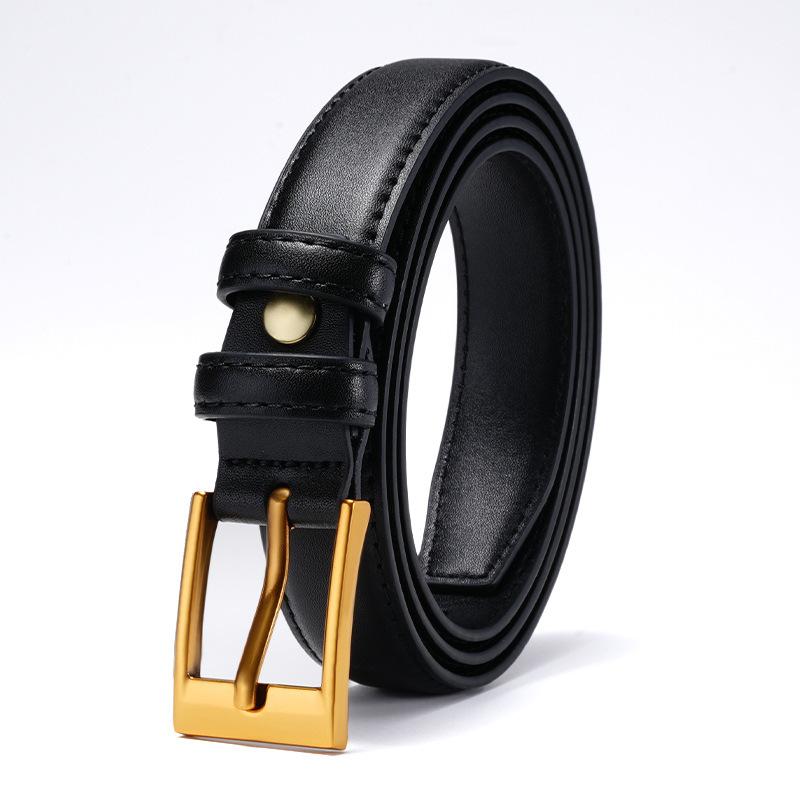 A New Trend In Fashion for Women: A Slimming Formal Belt with A Pin Buckle, A Versatile Korean-style Women's Belt