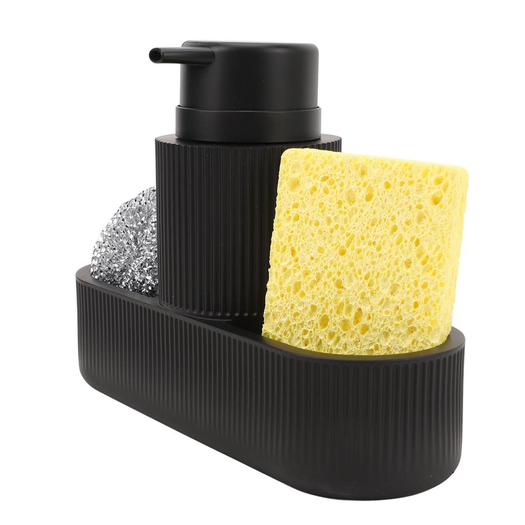 Spülmittelspender Multifunktion Leicht zu reinigen Harz Scheuerschwamm Halter Scheuerschwamm Set