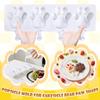 Stampo in Silicone per Gelato Fai da Te a Forma di Zampa di Cane Stampo per Fare Cubetti di Ghiaccio Antiaderente Mousse Francese Estivo Ghiacciolo Stampo Gadget da Cucina
