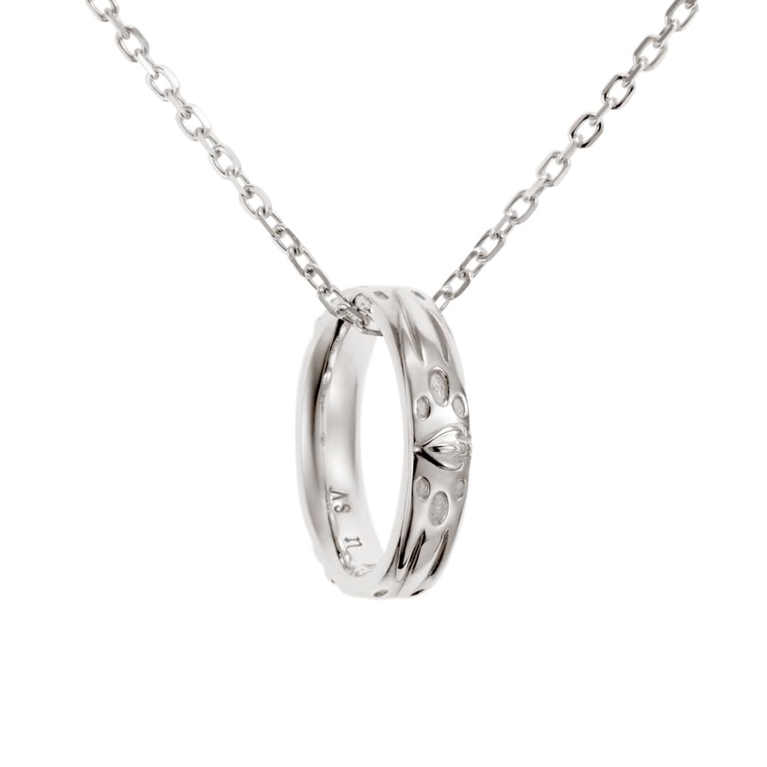 

TV Anime Bizarre Golden Merchandise Necklace Ring Necklace Silver Unisex Accessories Jewelry Popular Gift [U-Treasure] JoJo s Adventure Wind G.E.R.