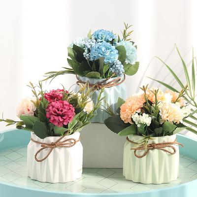 Gefälschte Bonsai künstliche Blume Pflanze Topf grün Pflanzen Hochzeit Home Dekoration kleine Ornamente de
