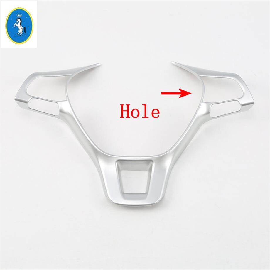 ABS Car Steering Wheel Control Button Switch Decor Frame Cover Trim Accessories For Volkswagen T-Roc T Roc 2018