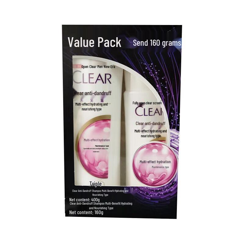 Clear Anti-Dandruff Hydrating Shampoo Value Pack