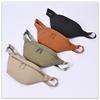 Women Solid Color Dumpling Bun Zipper Inclined Satchel Bag Leisure Sports Canvas Shoulder Crossbody Bags Adjustable Band Strap