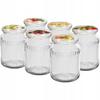 Glass Jar for Preserves with a Screw Cap 720ml 6 Pcs