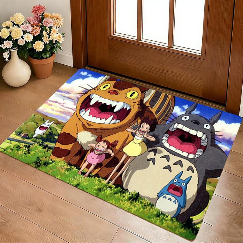 Neighbor Totoro Carpet Rug for Bedroom Living Room Home Sofa Decoration,Office Home Decor Game Large Decor Floor Mat