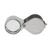 Sammenleggbar smykkelupe Bærbar forstørrelsesglass Lommestørrelse Lovely Jewllery Lupe Briller 10X 20X 30X Forstørrelse Metall