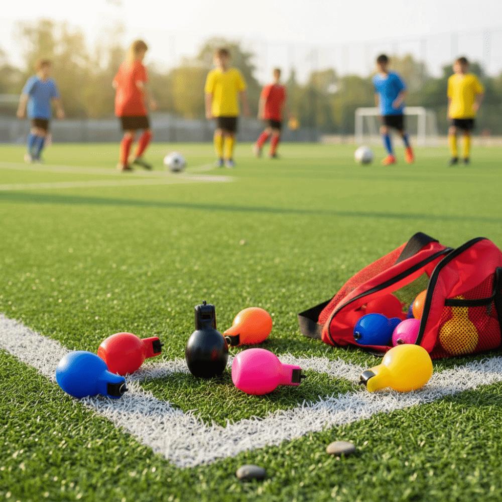 Laute Pfeife zum Drücken, Hohe Tonlage, Handpfeife für Sport, Ultra-portabel mit Lanyard, Trainingspfeife