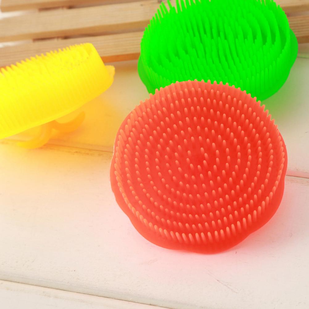 Reusable Massage Brush Round Cleaning Tool Massage Comb Bathing Hair Scalp Comb