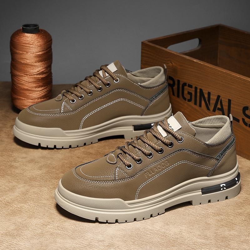 

Dexun shoes 2025 spring new casual shoes outdoor tooling shoes versatile student men s fashion board shoes trendy shoes 44 хаки