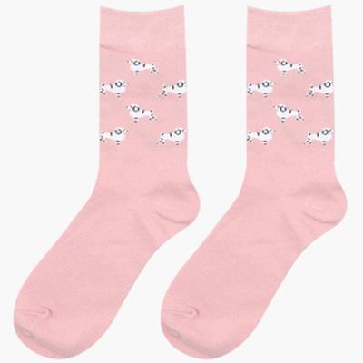 UNBDAY Unisex Socken mit Welpenmuster - Rosa