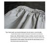 Women's Retro Artistic Cotton Wide-Leg Cropped Trousers with Elastic Waist - Casual and Slimming