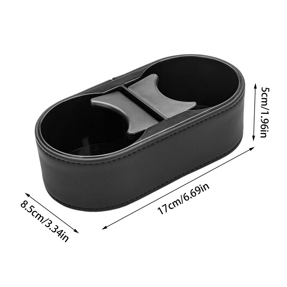 Car Drink Holder Double Vehicle Cup Holder Automotive Fixed Beverage Bracket Console Organizer Anti-Slip Drink Holder For Car