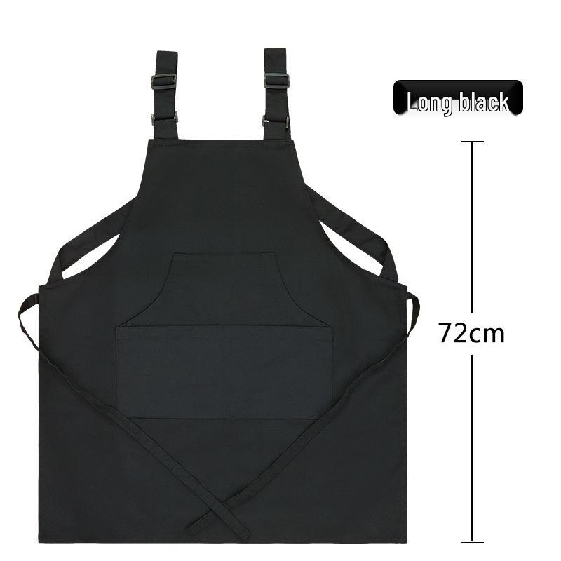 Custom Logo Waterproof Canvas Apron for Kitchen, Coffee, Pet, and Barber Shops