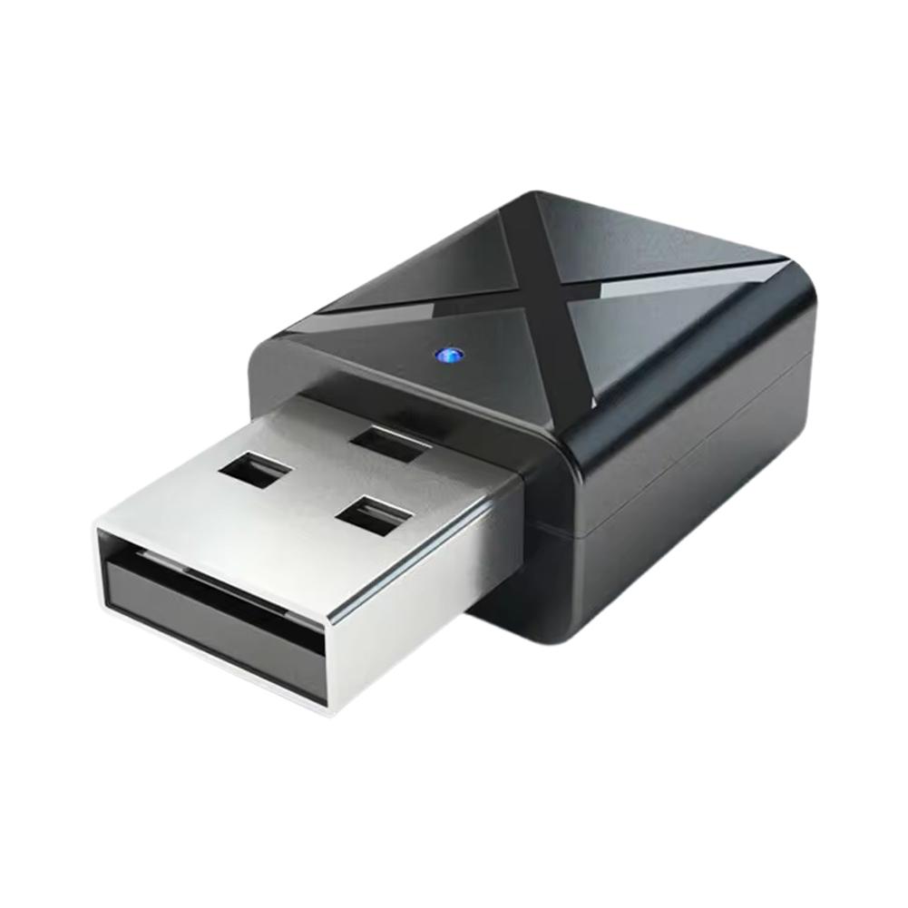 1PCS Bluetooth 5.0 USB Mini Stereo Audio Receiver Transmitter Adapter Kit AUX 3.5mm Wireless Fo S5N9