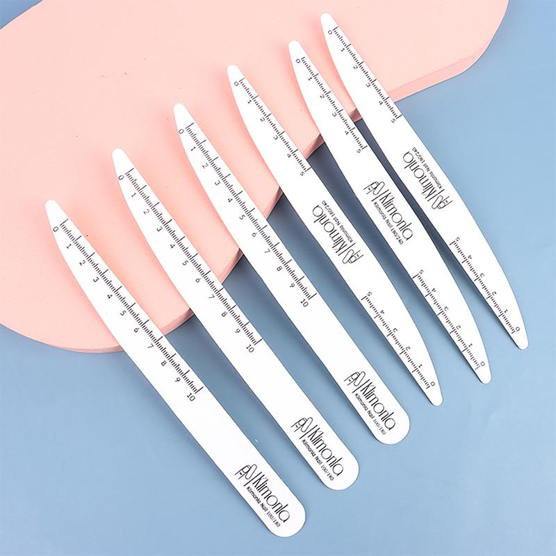 5Pcs Wooden Sandpaper Nail File 100/180 180/240 Professional Manicure Buffer Knife Willow Leaves Pedicure Nails Art Tools