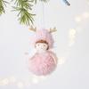 Christmas Pendant Ballet Girl Doll Ornament Hanging Decor with Lanyard Christmas