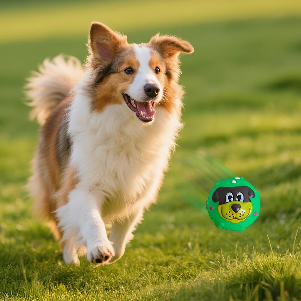 Pet Toy, Dog Face Ball, Sound,  Boredom, Interaction, Corgi Chaigou, Small And Medium-sized Dog Toy