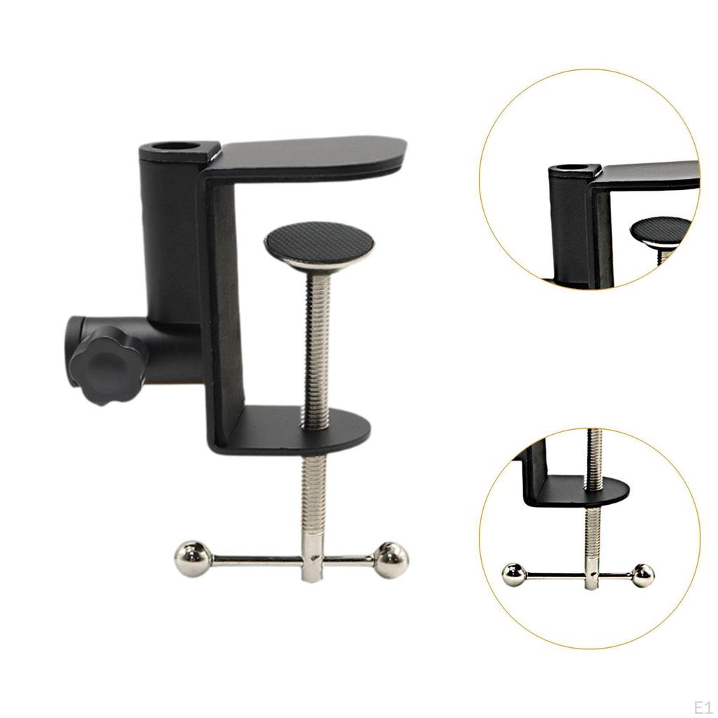 Base Stand Mount Adjustable Versatile Heavy Duty Table Lamp Quick Grip Desktop