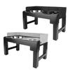 Elevated Pet Bowl Adjustable Height Neck Protection Stainless Steel Sturdy Structure for Medium Larg