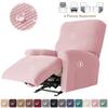 1 /3 Seater Water Repellent Polar Fleece Recliner Sofa Cover Elastic Relax Armchair Cover Stretch Lazy Boy Reclining Chair Cover