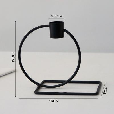 Irregular Shape Tabletop Candle Holders Ornament Metal Candlelight Dinner Props Home and Hotel Decoration Candle Stand Bedroom