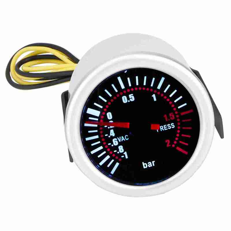 Turbo Boost PSI Gauge Meter 2" Car Universal 12V LED Digital Turbo Boost PSI Gauge Meter PSI Gauge LED Digital Turbo Boost Gauge