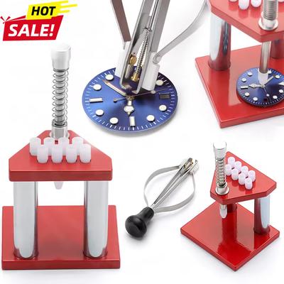 Watch Hand Needle Remover Presser Portable Wristwatch Plunger Puller Accurate Parts for Watchmaker Repair Fittings Tools Red
