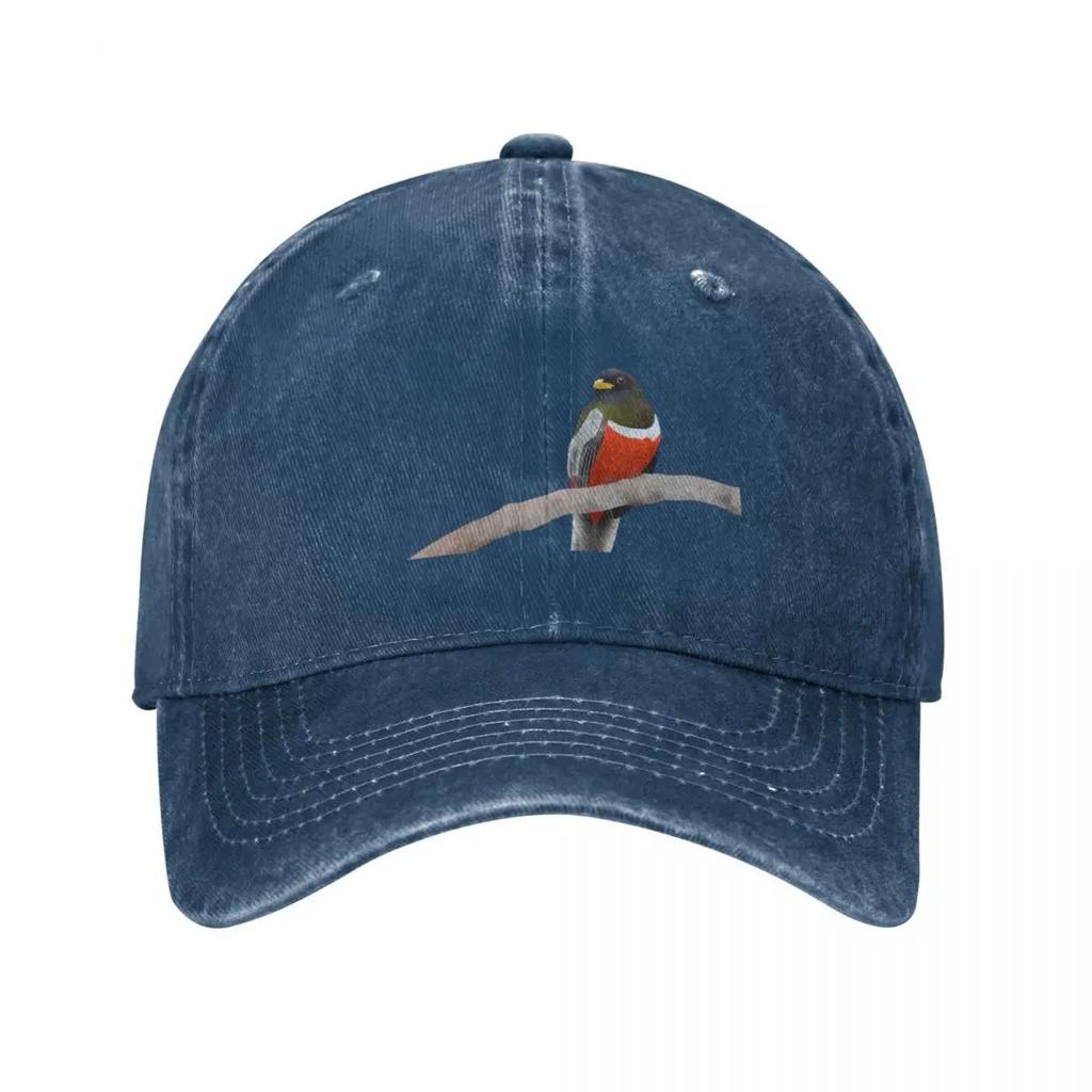 Elegant Trogon Baseball Cap Hats On Offer Custom Cap Beach Outing Luxury Cap Unisex Hats Womens