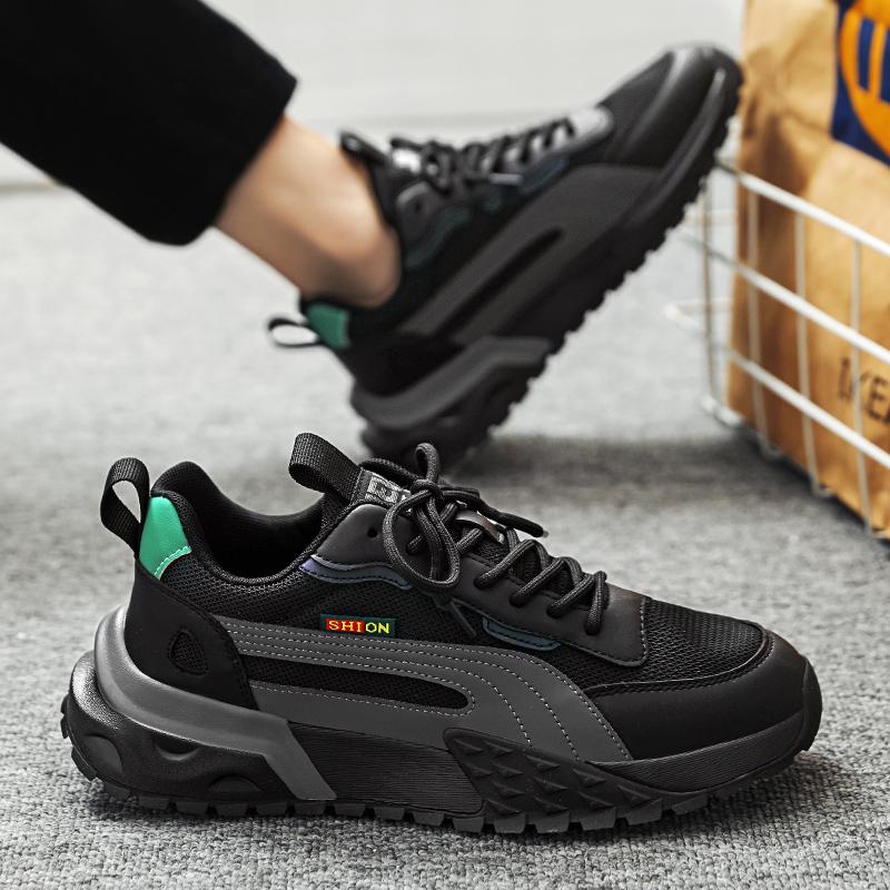 Men Casual Sports Sneakers Comfortable NonSlip LaceUp Fashion Mens Soft Bottom Male Trainers Classic Non slip Lace Tennis Shoes Sport Man
