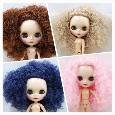 ICY DBS Blyth Doll Wild Curl-Up 4 Farben zur Auswahl: Pink & Champagner & Blau & Braun
